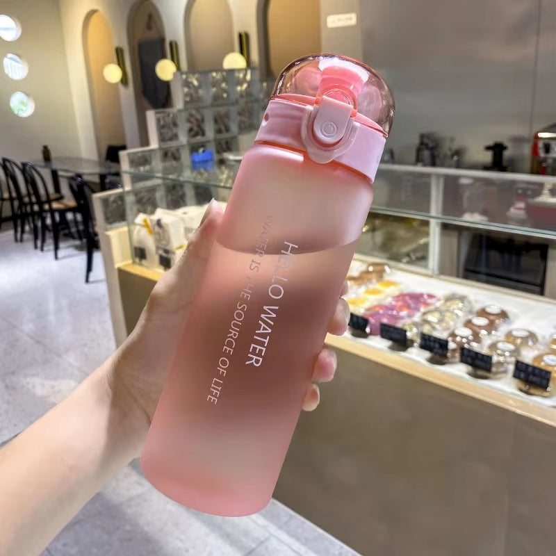 780/1000Ml Plastic Water Bottle for Drinking Portable Sport Tea Coffee Cup Kitchen Tool Kids Water Bottle for School Transparent