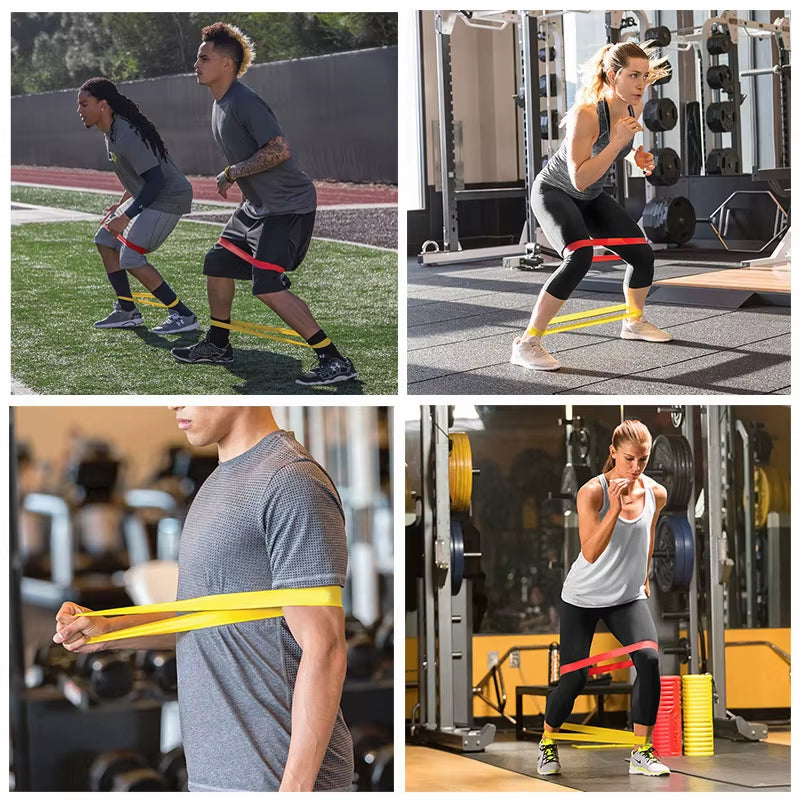 Training Fitness Rubber Resistance Bands Yoga Home Gym Elastic Gum Pilates Crossfit Workout Equipment Bodybuilding for Sports