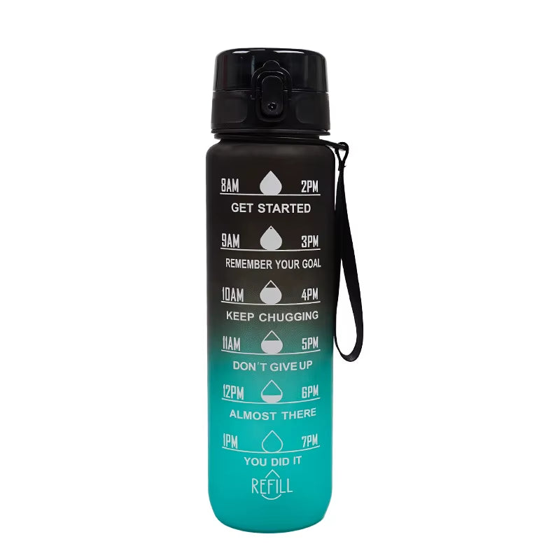 780/1000Ml Plastic Water Bottle for Drinking Portable Sport Tea Coffee Cup Kitchen Tool Kids Water Bottle for School Transparent